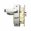 Trans Atlantic Co. Right Hnd Gr. 1 Commercial Hvy Dty Mortise Lock in Satin Chrome-Privacy Function w/ Sectional Lever DL-DXML40SSRH-US26D
